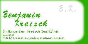 benjamin kreisch business card